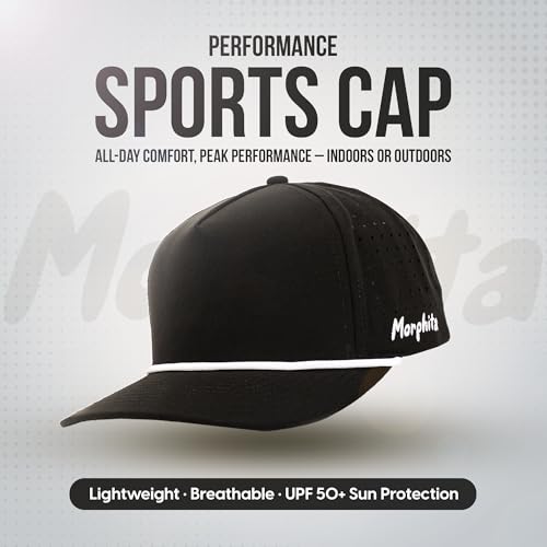 Image of Performance Golf Hat for Men & Women, Breathable Athletic Cap, Lightweight Running Hat, UPF 50 Sun Protection