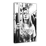 NEDOES Poster sur toile Kim Gordon - Dcoration murale - Peinture pour salon, chambre  coucher - Style cadre - 50 x 75 cm