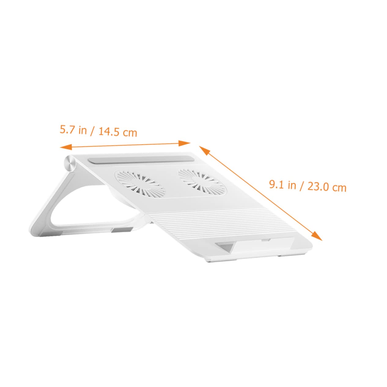 Blanco Soporte Silicona para 3800 Duales Ventiladores y Portátil