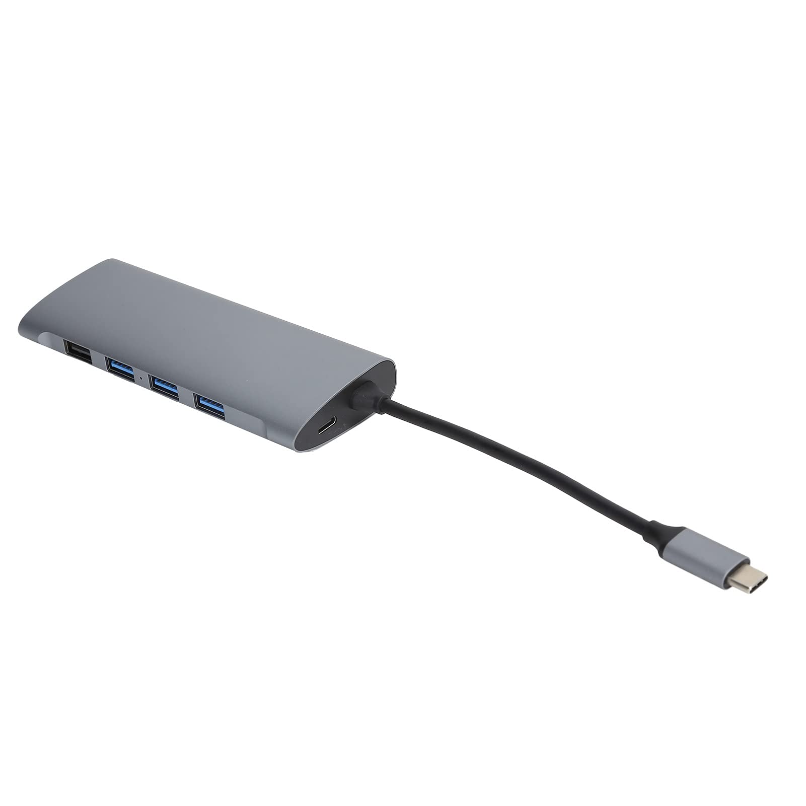 Komputerowa stacja dokująca 11 w 1, stacja dokująca typu C z gniazdem SDTF/karty, wyjście 4K przy 60 Hz, 3 porty USB 30, Gigabit Ethernet, szybkie ładowanie 60 W dla OS XWindowsLinux//laptopy