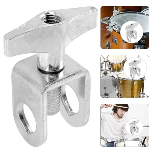Clip soporte ajustable para cowbell de batería metal miniatura 4