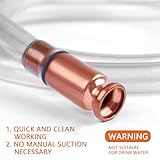 One Piece Hose Siphon Pump Multi-Purpose Hose Pump Shaker Siphon Fuel Transfer Self Priming Siphon Hose Pump for Gasoline Fuel Water Transfer - Image 3