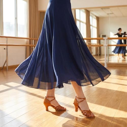 Image of MSMAX Women's Practice Ballroom Dancing Shoes Indoor Performance Latin Dance Shoes for Woman