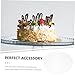 ASAKKURA Round Acrylic Cake Board Diameter Thick Cake Display Stand for Weddings Birthdays and Desserts and Versatile Support for All Occasions