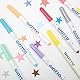 Giotto 4258 00 - Turbo Glitter, 8 Fasermaler, bunt