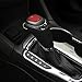 TOMALL Stainless Steel Car Gear Shift Knob Cover Compatible with Chevy Equinox 2018-2020 Shift Panel Trim Gear Lever Cover Trim for Car Interior Center Console Accessories (Red)