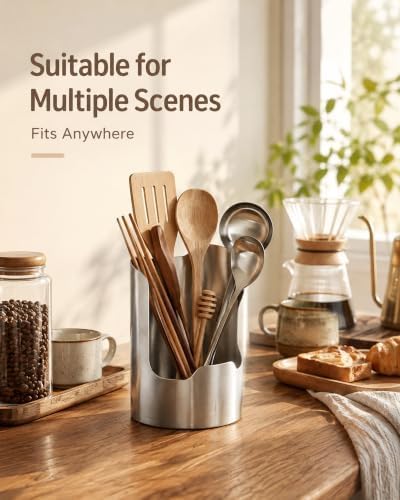 Thickened Stainless Steel Countertop Organizer Kitchen Utensil Holder,1Pcs image 3