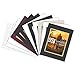 Golden State Art, Pack of 10 11x14 Double Picture Mats with White Core Bevel Cut for 8x10 Pictures + Backing + Bags, Mix Color