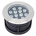 Produktbild Caredy Unterwasserlicht, AC12V 9 LED IP68 Wasserdicht Unterwasser Pool Licht Tauch Dekoration für Aquarium Gartenteich Pool Tank Brunnen Schwimmbad(12W White)