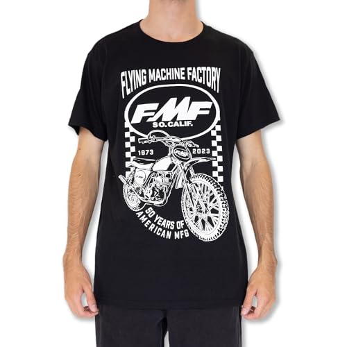 FMF Madness Tee - Crew Neck Mens T Shirt, Motocross, Dirt Bike T Shirts Blk
