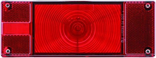 Optronics STL0017RBP ONE LED Low Profile Marine Tail Light, Red