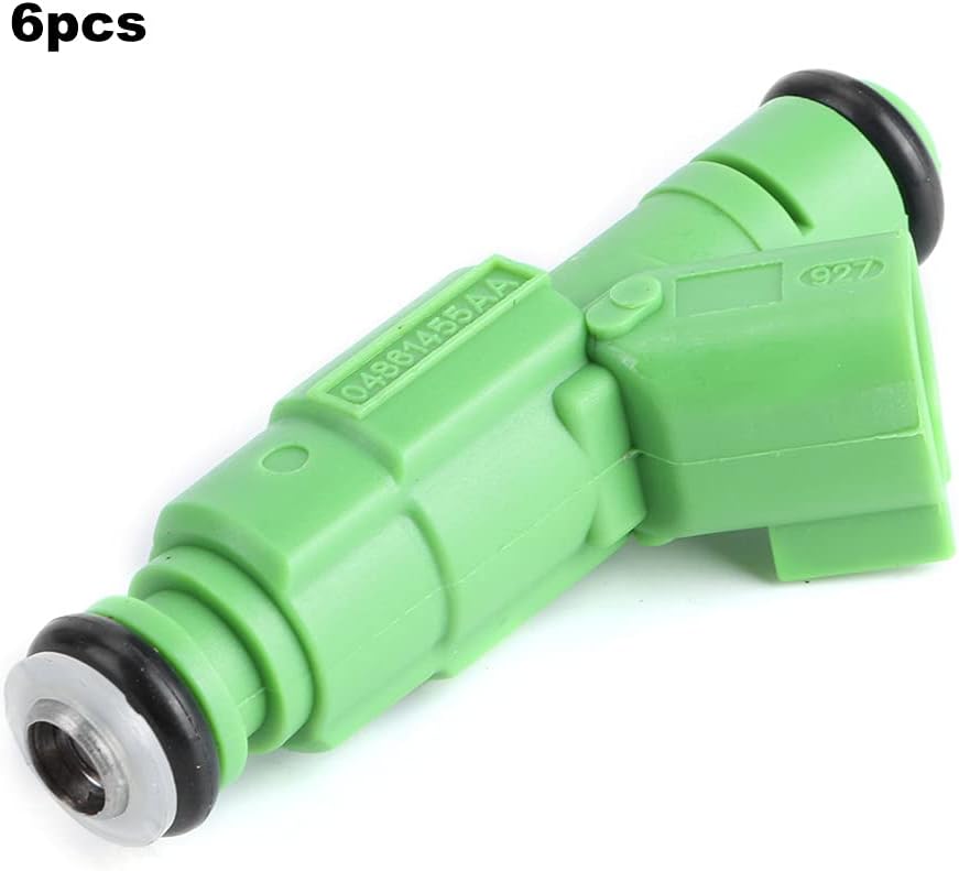 6 Piece Petrol Fuel Injector Kit Replaces OE 0280156007 Fit for Town and Country, Voyager, High Performance Replacement Engine Parts for Precise Fuel Injection and Better