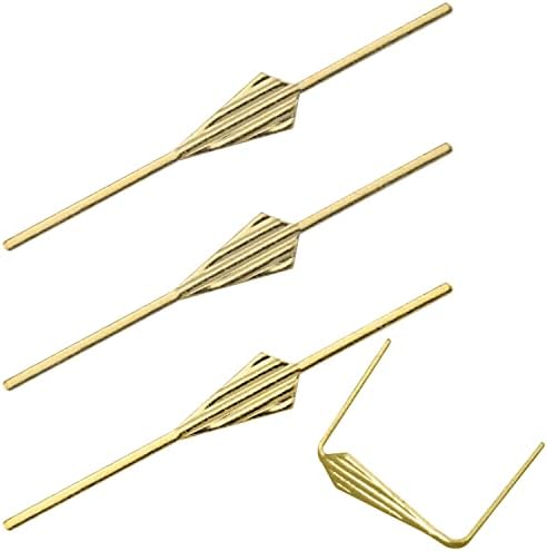 Chandelier Connector Clip ITROLLE 200PCS 45mm Stainless Steel Chandelier Lamp Bow Tie Connectors Chandelier Replacements Chandelier Bowtie Pin Golden