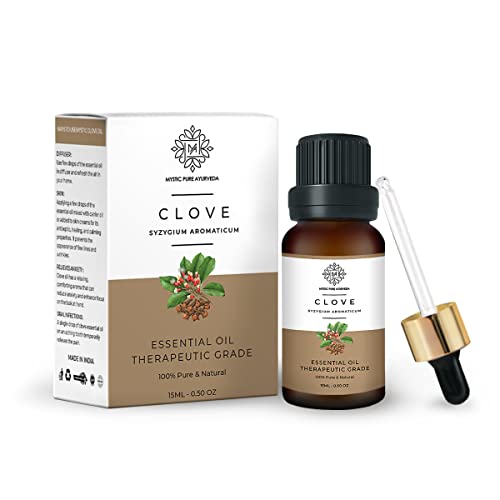 Image of Clove Essential Oil | 100% Pure & Undiluted Therapeutic Grade | Oral Care, Skin & Hair Care & Antioxidants - 15ml