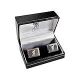 Liverpool F.C. Silver Plated Cufflinks CR Official Merchandise