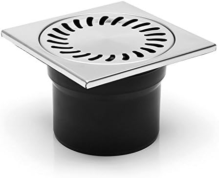 Bathroom, Shower Square Floor Drain 150 x 150 mm/110 mm Diameter