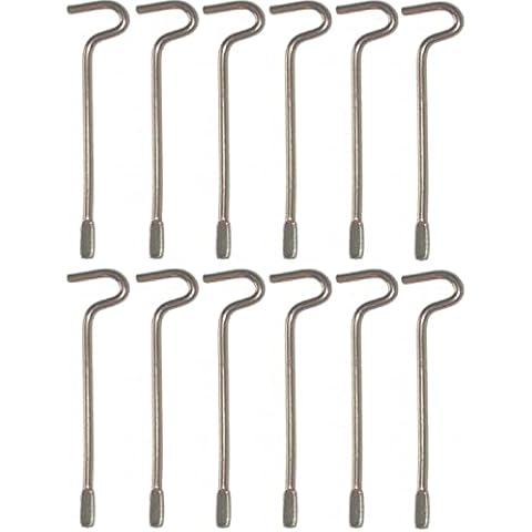 12 Pack Interior Door Key for Bedroom and Bathroom Doors Emergency Key for Interior (Flat Key) Cover