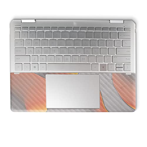 Image of MightySkins Carbon Fiber Skin Compatible with HP Spectre x360 14 inch (2022) Full Wrap Kit - Marble Magma | Protective, Durable Textured Carbon Fiber Finish | Easy to Apply | Made in The USA