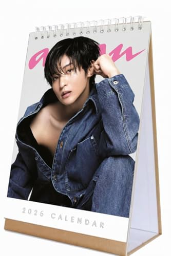 目黒蓮 2026年 卓上カレンダー 両面印刷 写真シール 応援グッズ 新年プレゼントのサムネイル
