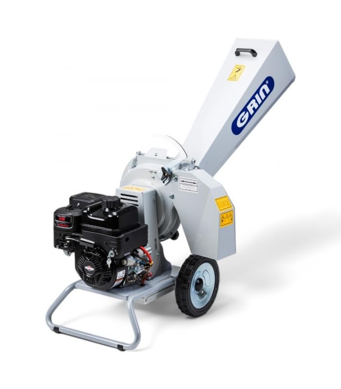 Broyeur de végétaux thermique GRIN, 50mm, Briggs Stratton 208cc, démarrage électrique - BIOCH50
