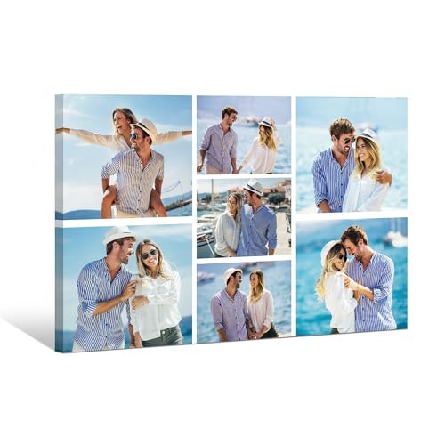 WayToLight Custom Canvas Prints with Your Photos Personalized Couples and Family...