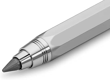 Kaweco SKETCH UP Clutch Pencil 5.6 mm 5B Satin Chrome with Lead Refill I Pencil 10.5 cm