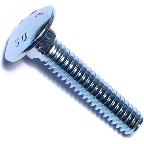 4 Set - 014973230432 Carriage Bolts, 1/4-20 x 1-1/4, Piece-100, zinc