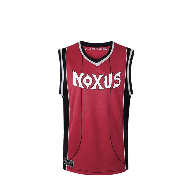 Slam Master Shohoku Sakuragi Scuola Basket Squadra Top Camicia LOL League of Legends Noxus Gilet Sport Allentato Uniforme Maglie