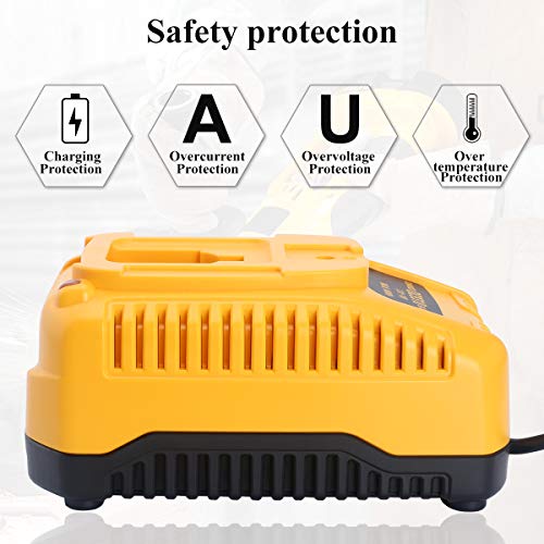Qbmel DC9310 Fast Charger Replace For Dewalt 18 Volts Battery Charger Dw9116 Compatible With Dewalt 7.2V-18V Battery Xrp Nicd/Nimh Battery Dc9098 Dc9096 Dc9091 De9057 Dw9072 thumb #2
