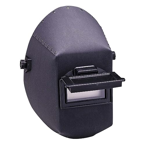 Image of Jackson Safety 430P Fiber Shell Welding Helmet, 2” x 4.25” Safety Plate, Lift Front, Black, 4 / Order, 14528