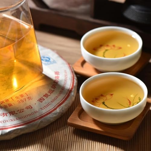 Thé Cru Pu Erh Menghai 357g - Charme du Printemps authentique