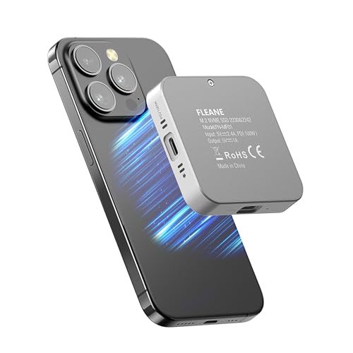 FLEANE Magnetic M.2 2230 2242 NVMe SSDGN[W ^[{pt@t iPhone 16 15 Pro/Pro Max/Plus ProResp PD100W 10Gbps A~jEOtSSDP[X Ma