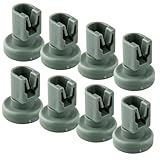 Juego completo de 8 ruedas para lavavajillas: este juego de 8 ruedas para la cesta inferior de tu lavavajillas es la solución perfecta cuando las ruedas viejas o desgastadas ya no funcionan suavemente. Con un diámetro de 40 mm, las ruedas se pueden montar rápida y fácilmente, por lo que tu lavavajillas funciona de forma óptima en poco tiempo. Gracias al juego completo, estarás equipado inmediatamente con suficientes piezas de repuesto.