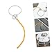 JUMPLAWN 1Set Stainless Steel Anchor Ring Retrieval System Durable Rope and Hook for Grade Accessories Secure Connections for Yacht and Boat Anchoring
