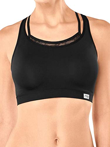 Sloggi Damen Sport-BH Women Move Flex P, Schwarz (Black 0004), Gr. 75C