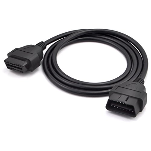 iKKEGOL 1,5 m 150 cm 1,5 m OBD-II OBD2 16 pin auto auto maschio a femmina cavo di prolunga diagnostica Extender cavo adattatore