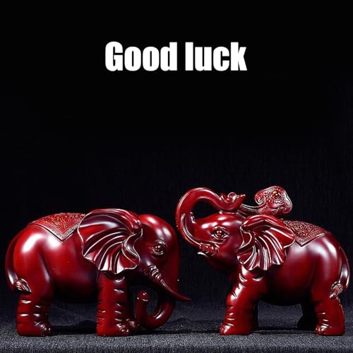 Figurine éléphant bois rustique et statuette artisanale maison