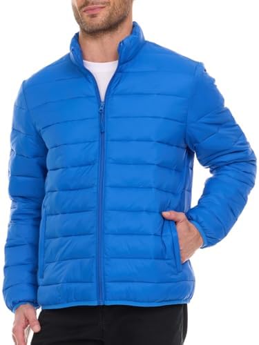 Packable Puffer Jacket Men, Warm Lightweight Winter Jackets for Men