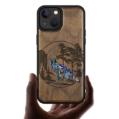 Carveit MagSafe (}OZ[t) Ή iPhone 14 P[X ؐŃCC/ۛ, VR+YȊL/VRLۊ+TPU, ACtH14i6.1C`jP[XC, [U[A[g (EH[ibg-Xƌ)