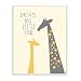 The Kids Room by Stupell Dream Big Little One With Giraffes Rectangle Wall Plaque, 11 x 0.5 x 15, Proudly Made in USA