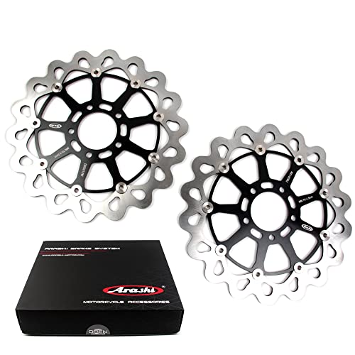 Disques de frein avant contre le voilement pour Suzuki GSX1300R noir