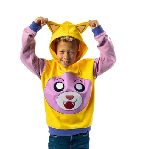 Sweat à capuche LankyBox Foxy block de couleur pour garçon
