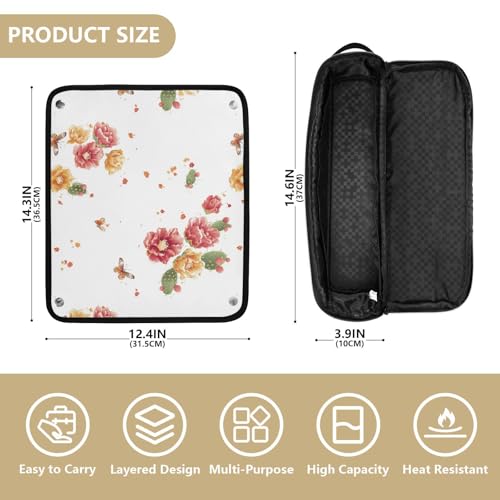 Bolsa de Viaje Resistente al Calor para Planchas de Pelo miniatura 4