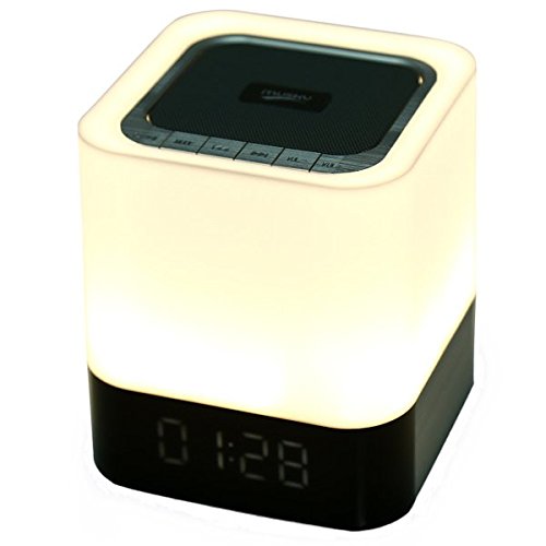Musky DY28 Portable Wireless Bluetooth Stereo Speaker with Alarm Clock