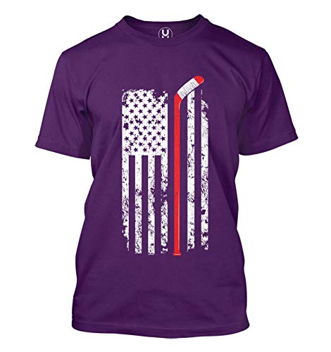 Haase Unlimited Hockey Stick American Flag - Sports USA Men's T-Shirt