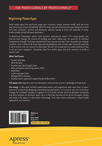 Beginning PowerApps: The Non-Developers Guide to Building Business Mobile Applications