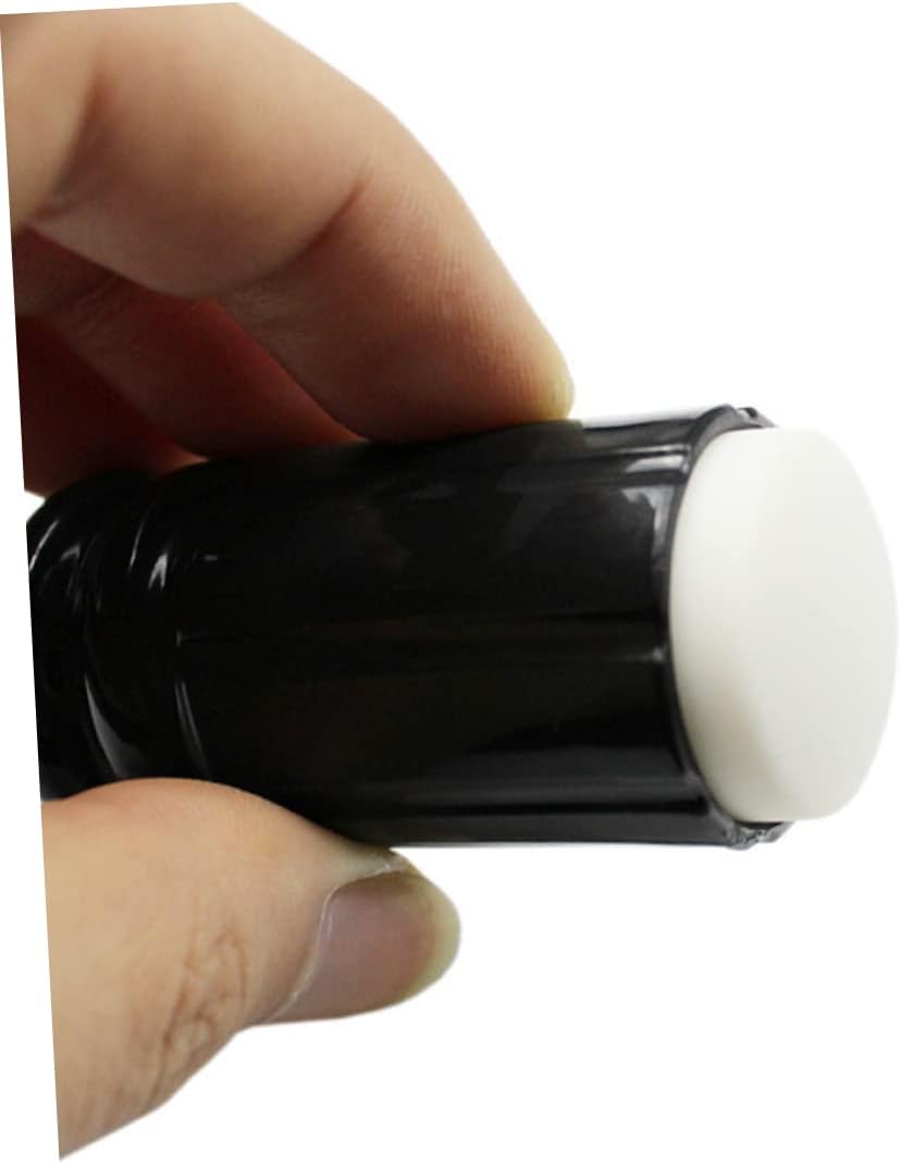 2sets Stamper Scraper Plate for Nail Art of Double-Head Silicone Nail Art Tools Suitable for Image Elastic Easy to Use