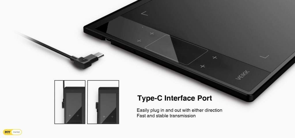 Veikk A30 10x6" Grafik Tablet
