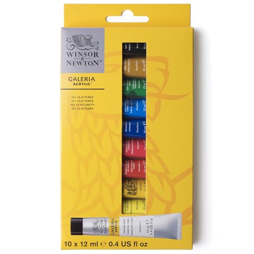 Winsor & Newton Galeria Acrylic Paint, 10 x 12ml (0.4--oz) Tube Paint Set - Thumbnail 7