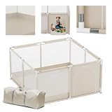 Tulano Cozy 20 Box per Bambini 130x130 cm – Recinto Neonato con Fondo